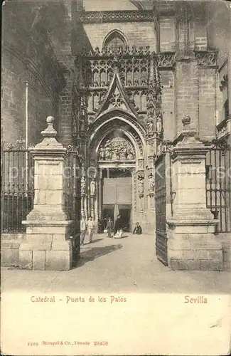 Sevilla Andalucia Catedral Puerta de los Palos Kat. Sevilla 