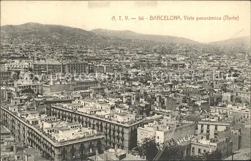 Barcelona Cataluna Vista panoramica Kat. Barcelona