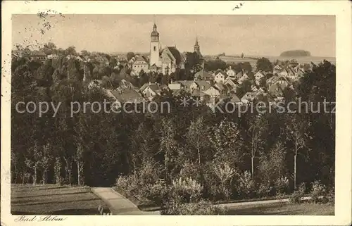 Bad Steben Ortsansicht mit Kirche Kat. Bad Steben