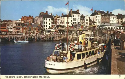 Bridlington East Riding of Yorkshire Harbour Pleasure Boat Kat. East Riding of Yorkshire