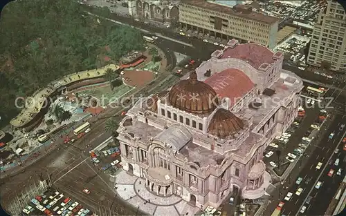Mexico City Palacio de Bellas Artes vista aerea Kat. Mexico