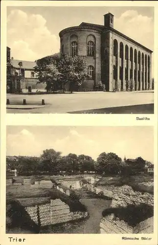 Trier Basilika Roemische Baeder Ruinen Antike Staette Kat. Trier