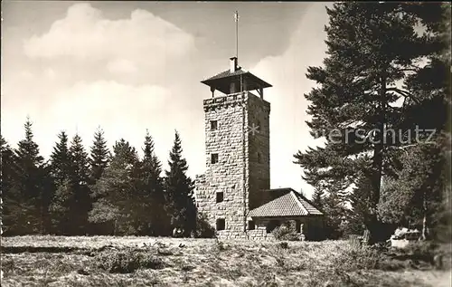 Gernsbach Teufelsmuehle Aussichtsturm Schwarzwald Kat. Gernsbach