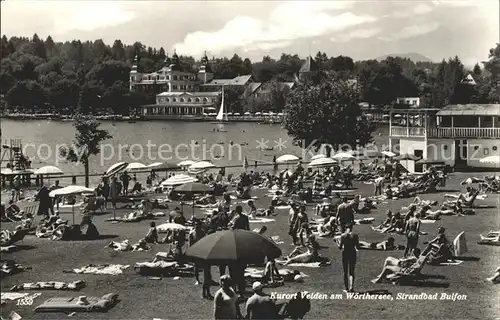 Velden Woerther See Strandbad Bulfon Kat. Velden am Woerther See