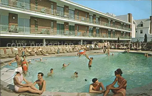 Atlantic City New Jersey Colton Manor Hotel Swimming Pool Kat. Atlantic City