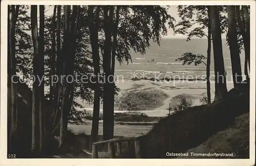 Timmendorfer Strand Blick zum Strand Kat. Timmendorfer Strand