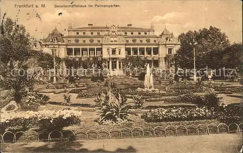 Frankfurt Main Gesellschaftshaus im Palmengarten Kat. Frankfurt am Main