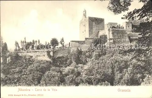 Granada Andalucia Alhambra Torre de la Vela Kat. Granada