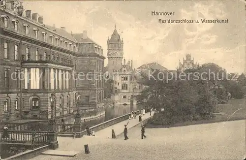 Hannover Residenzschloss und Wasserkunst Kat. Hannover