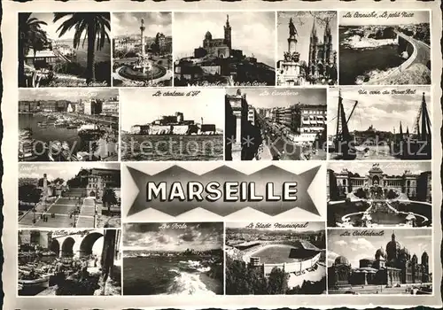 Marseille Souvenir de la ville Kat. Marseille
