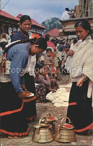 Kathmandu Frauen auf dem Markt  Kat. Kathmandu