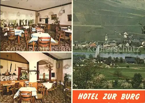 Kinheim Hotel Restaurant Zur Burg Speiseraum Teilansicht Kat. Kinheim
