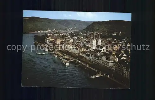 Boppard Rhein Gesamtansicht Kat. Boppard