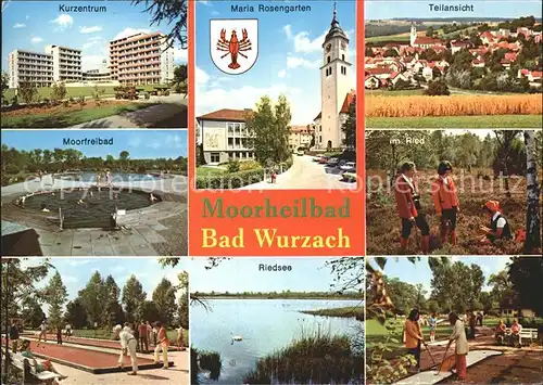 Bad Wurzach Kurzentum Moorfreibad Riedsee Mini Golf Im Ried Kat. Bad Wurzach