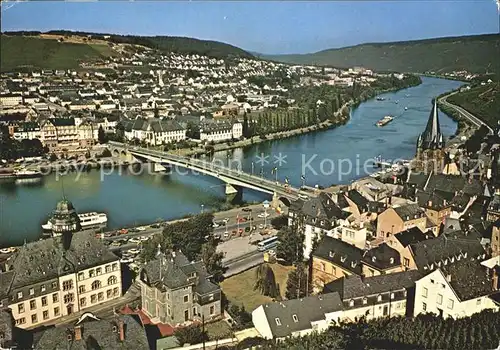 Bernkastel Kues Teilansicht mit Bruecke Kat. Bernkastel Kues