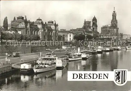 Dresden Terrassenufer Kat. Dresden Elbe