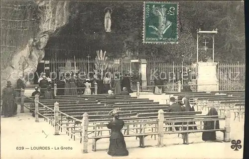 Lourdes Hautes Pyrenees La Grotte Kat. Lourdes