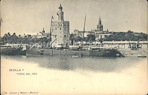 Sevilla Andalucia Torre del Oro Kat. Sevilla 