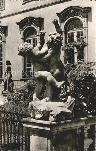 Ludwigsburg Schloss Putten am Portal Kat. Ludwigsburg