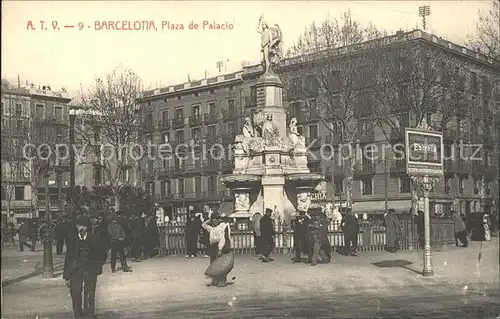 Barcelona Cataluna Plaza de Palacio Kat. Barcelona
