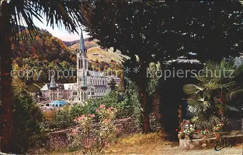 Lourdes Hautes Pyrenees La Basilique Kat. Lourdes