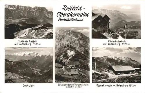 Rossfeldhuette Oberahornalm Purtschellerhaus Kat. Berchtesgaden