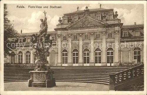 Fulda Flora Vase und Stadtsaal Kat. Fulda