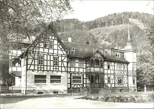 Sitzendorf Thueringen Bockschmiede Gasthaus zum Eisenhammer Kat. Sitzendorf Schwarzatal