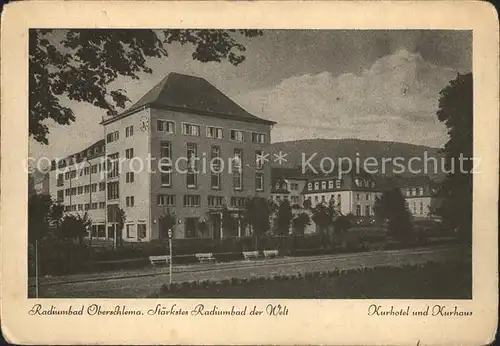 Oberschlema Erzgebirge Radiumbad Kurhotel Kurhaus Kat. Bad Schlema