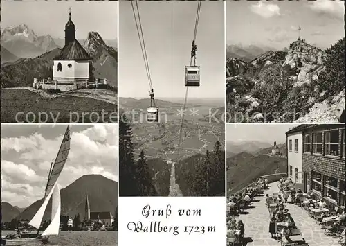 Wallberg Bergbahn Rottach Egern Kat. Tegernsee