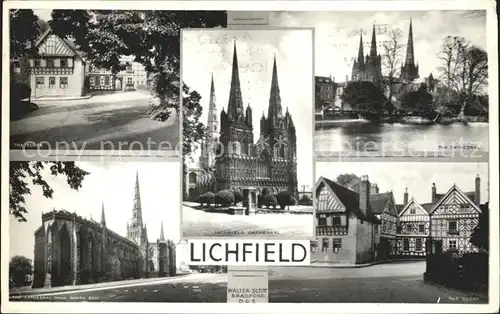 Lichfield Cathedrale Close  Kat. Lichfield