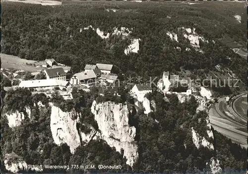 Schloss Werenwag Fliegeraufnahme Kat. Beuron