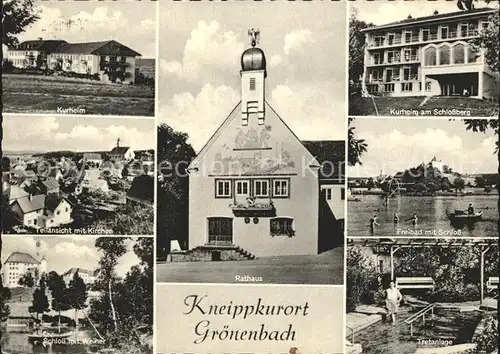 Groenebach Kurheim Schlossberg Freibad Rathaus Kat. Winterberg