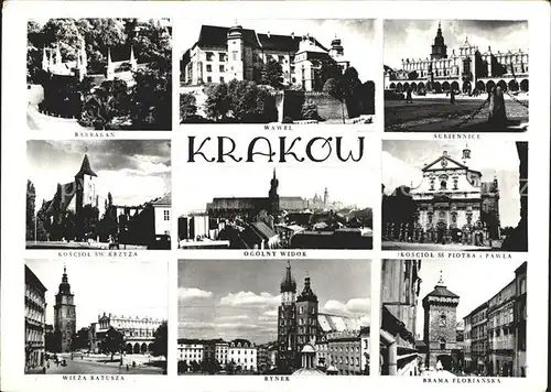 Krakow Malopolskie  Kat. Krakow