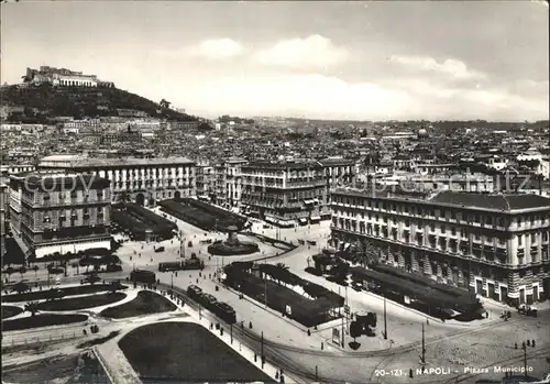 Napoli Neapel Piazza Municipio Kat. Napoli