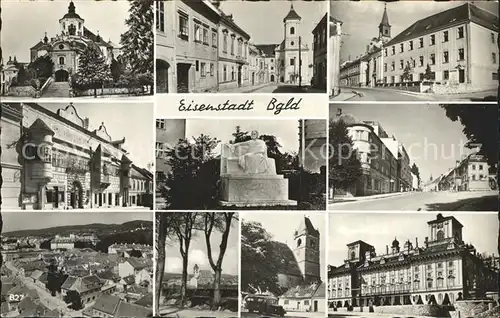 Eisenstadt Teilansichten Kirche Denkmal Kat. Eisenstadt