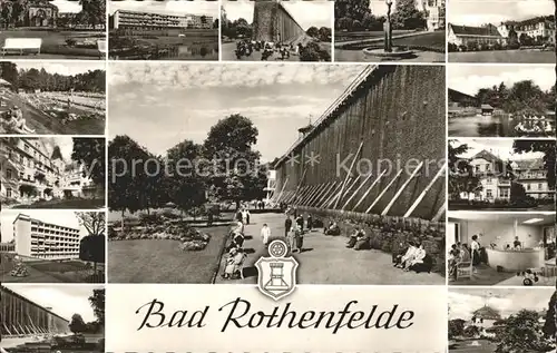 Bad Rothenfelde Teilansichten Kurhaus Schwimmbad Saline Kat. Bad Rothenfelde