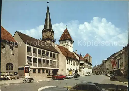Marktredwitz Hauptstrasse mit altem Rathaus Kat. Marktredwitz