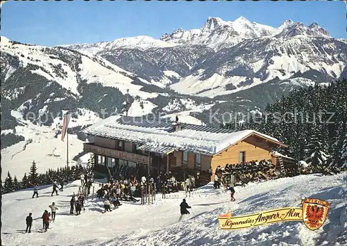 St Johann Tirol Skiparadies Angerer Alm am Kitzbueheler Horn Loferer Steinberge Kat. St. Johann in Tirol