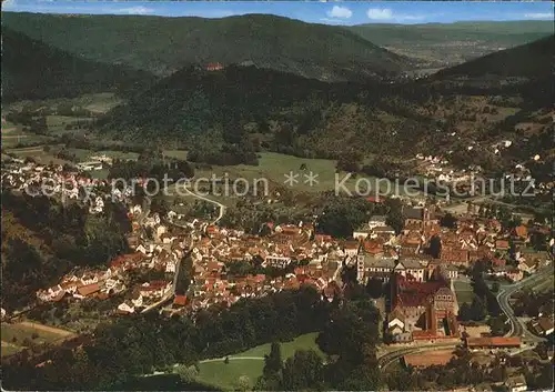 Amorbach Luftkurort Odenwald Fliegeraufnahme Kat. Amorbach