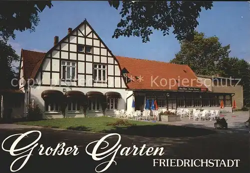 Friedrichstadt Eider Park Restaurant Grosser Garten Ausflugsziel Kat. Friedrichstadt