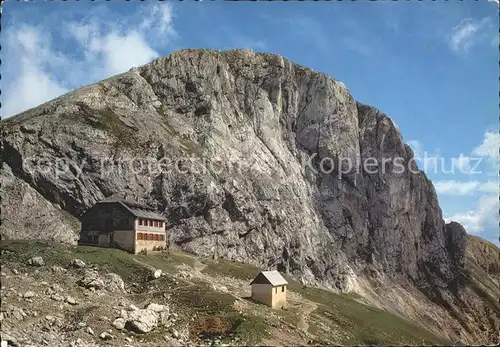 Ramsau Dachstein Steiermark Guttenberghaus im Feisterkar gegen Sinabell Berghaus Dachsteingebirge Kat. Ramsau am Dachstein