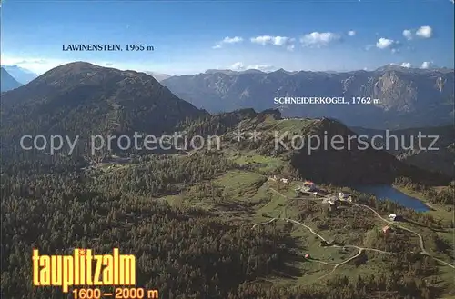 Tauplitzalm Alpenpanorama Lawinenstein Schneiderkogel Fliegeraufnahme Kat. Tauplitz Steirisches Salzkammergut