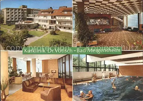 Bad Mergentheim Kurklinik Dr Voetisch Foyer Hallenbad Kat. Bad Mergentheim