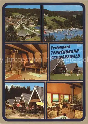 Tennenbronn Ferienpark Bungalow Freibad Schwarzwald Kat. Schramberg