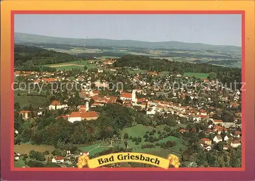 Bad Griesbach Rottal Fliegeraufnahme Kat. Bad Griesbach i.Rottal