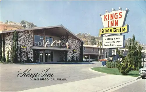 San Diego California Kings Inn Kat. San Diego