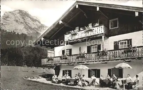Berchtesgaden Gasthof Terrasse Kat. Berchtesgaden