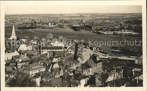 Kiel Blick vom Rathausturm Kat. Kiel