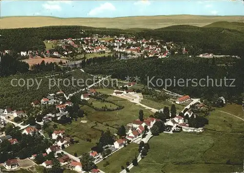 Hahnenklee Bockswiese Harz Fliegeraufnahme Kat. Goslar